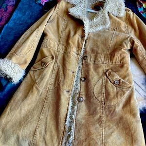 Vintage Steve Madden sherpa & corduroy jacket\coat !!